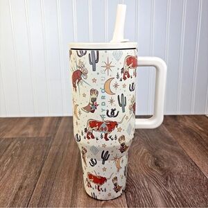 Limited Edition RODEO 40 oz Hydro Jug Traveller Mug Cup Water Soda Pop Western